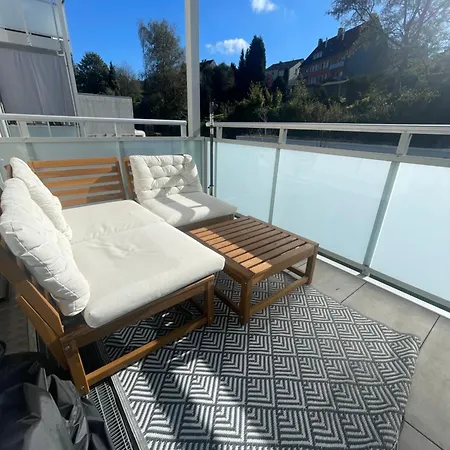 Daire Deluxe Ruhr Oase, Neubau, 4 Personen, Parkplatz,