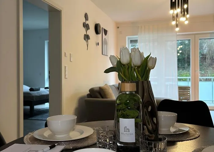 Deluxe Ruhr Oase, Neubau, 4 Personen, Parkplatz, 아파트 보훔