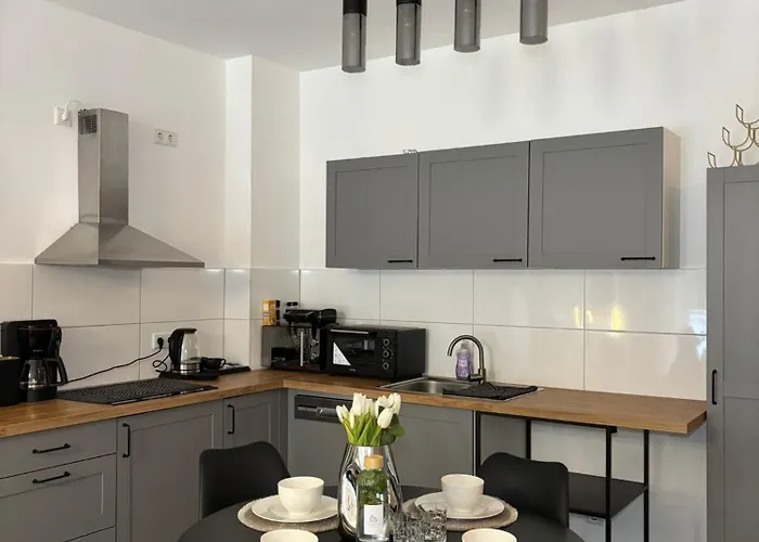 아파트 Deluxe Ruhr Oase, Neubau, 4 Personen, Parkplatz,