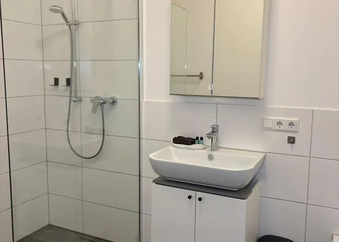 아파트 Deluxe Ruhr Oase, Neubau, 4 Personen, Parkplatz, 보훔