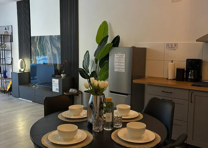 Deluxe Ruhr Oase, Neubau, 4 Personen, Parkplatz, 아파트 *